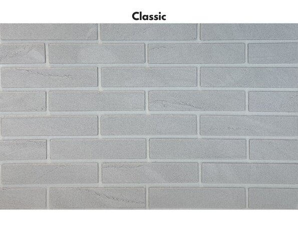 Bolix BQS Plaquettes de Parement en Brique Minérale Flexibles - type Artic Grey (Z2225/5)