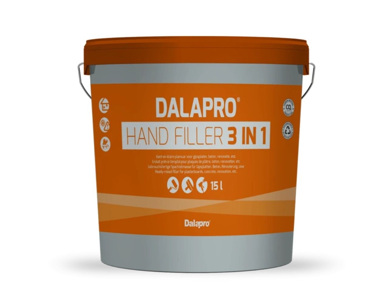 Dalapro Hand Filler 3 in 1 – Allround voeg- en afwerkplamuur voor binnengebruik Dalapro Hand Filler 3 in 1 – Allround voeg- en afwerkplamuur voor binnengebruik