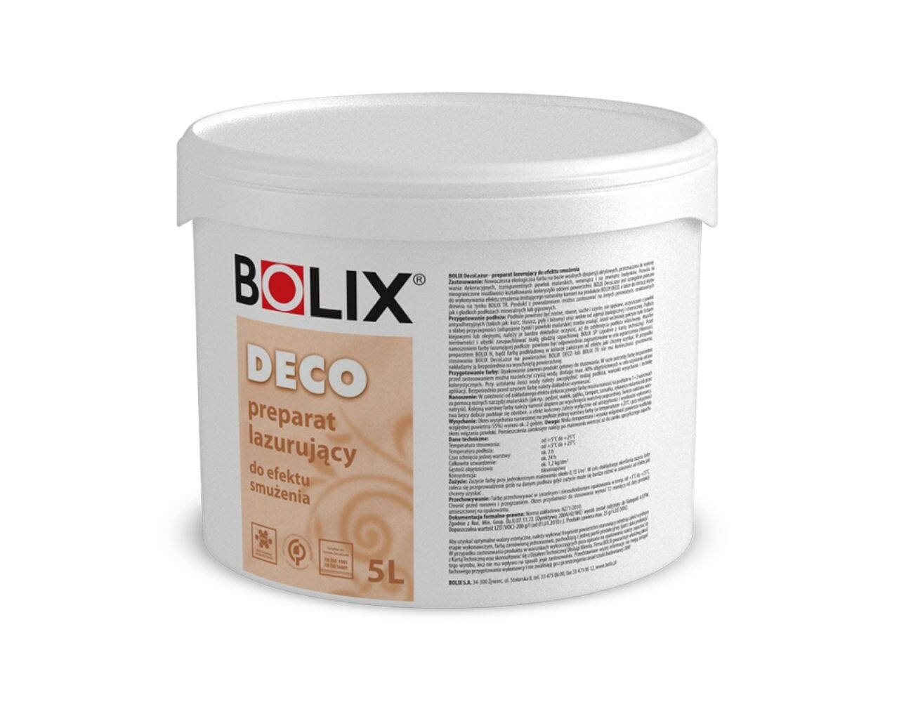 Bolix Deco Lazur – Lasure décorative à base de dispersion acrylique en phase aqueuse