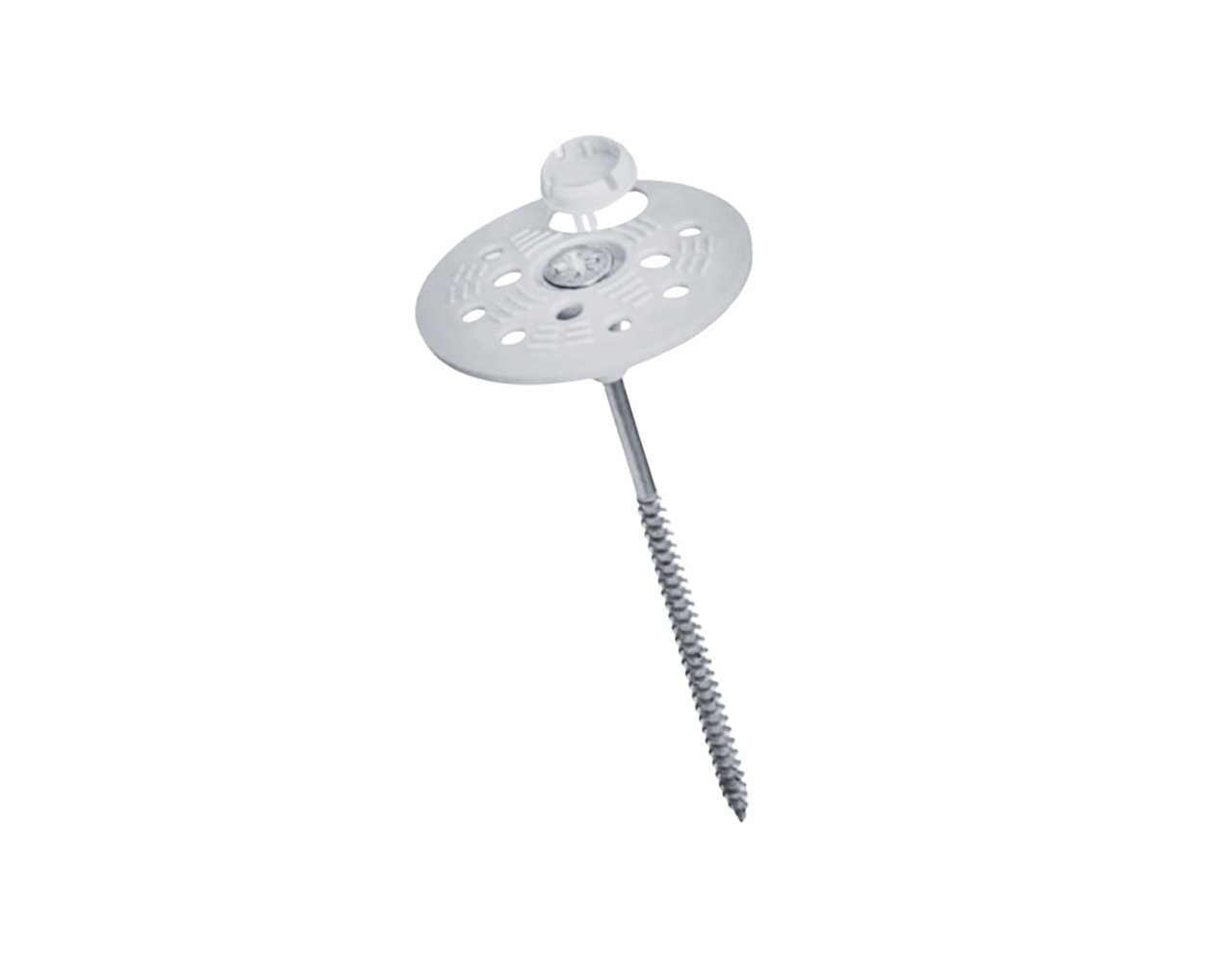 Verankering van isolatie op hout met Houtschroeven + Isolatieschotels Verankering van isolatie op hout met Houtschroeven + Isolatieschotels