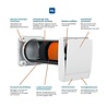 Airflow 160A – decentrale ventilatie-unit met warmteterugwinning (tot 60m³)