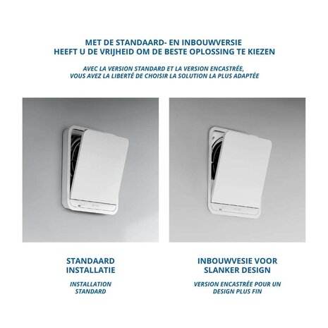 Airflow 200AW – unité de ventilation décentralisée avec récupération de chaleur (jusqu'à 100m³) - connectable sans fil