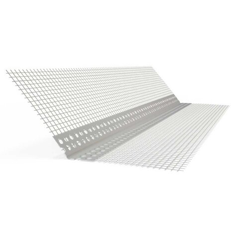 Profil d’angle flexible pour angles variables - du 60° à 150° - avec treillis en rouleau (25 m)