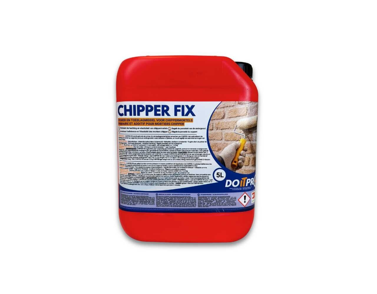 Do it Pro Products Primer & toeslag CHIPPER FIX voor papvoegen, bureren of chipperen