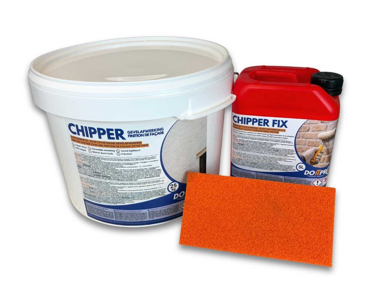 Do it Pro Products Primer & toeslag CHIPPER FIX voor papvoegen, bureren of chipperen
