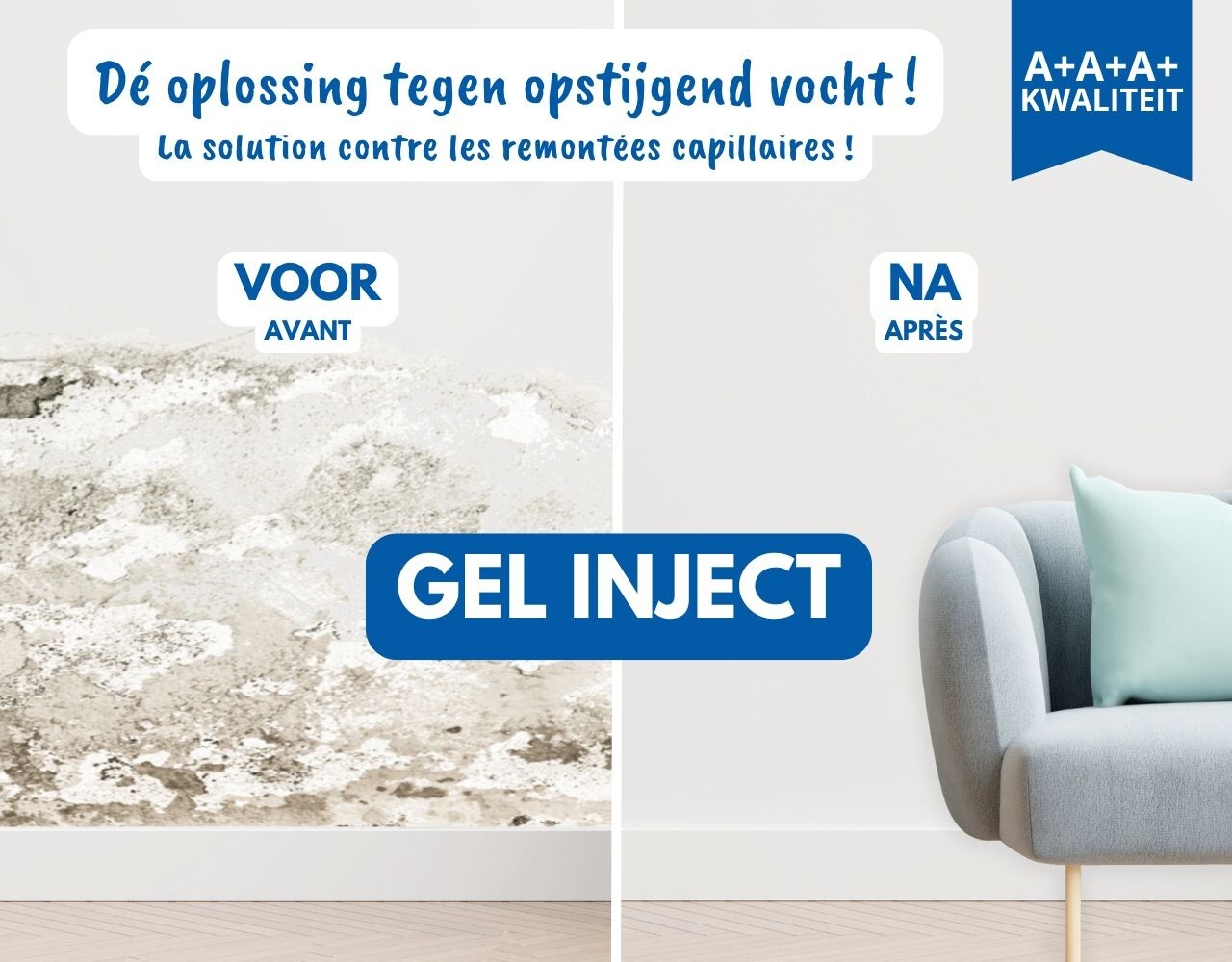 Do it Pro Products Bestrijd opstijgend vocht met GEL INJECT (600ml) Do it Pro Products Bestrijd opstijgend vocht met GEL INJECT (600ml)