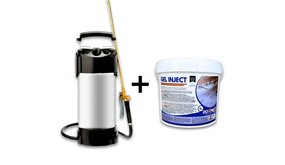 Pompe à pression d'injection + 5L GEL INJECT Pompe à pression d'injection + 5L GEL INJECT