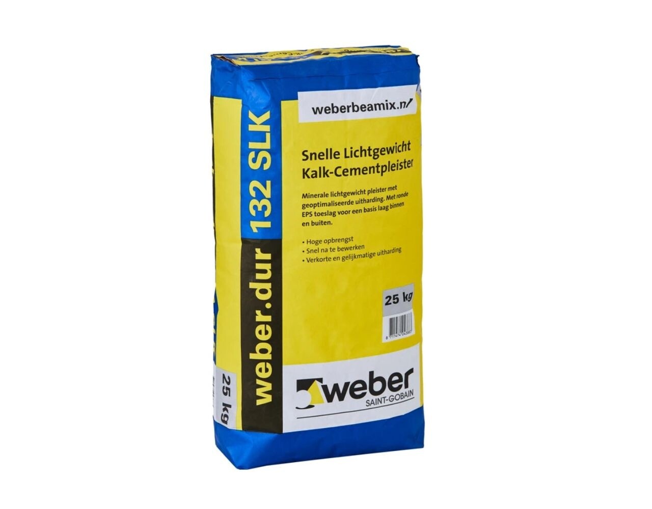 weberdur 132 SLK – Enduit allégé à la chaux-ciment 25 kg weberdur 132 SLK – Enduit allégé à la chaux-ciment 25 kg