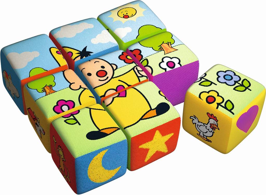 Bumba Stoffen Blokken 9 Stuks bumba kopen in de aanbieding