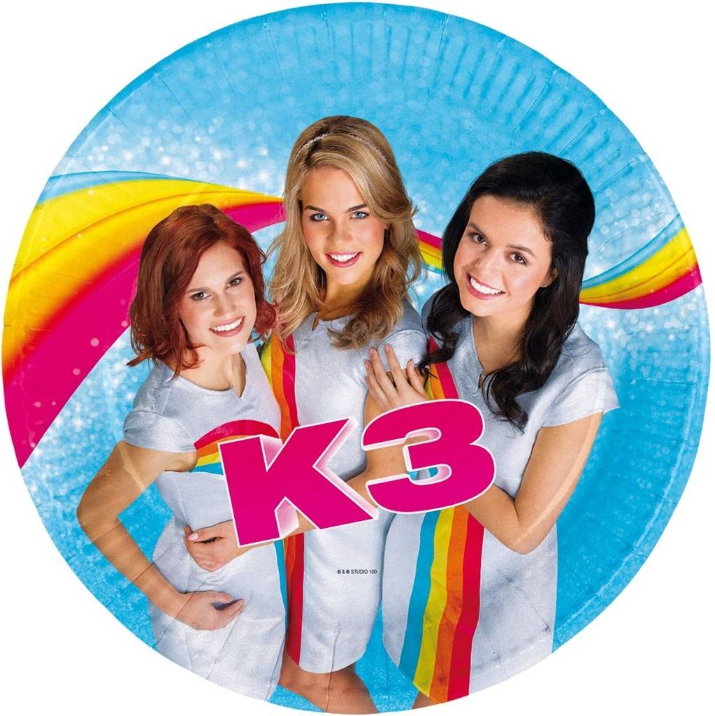 K3 Bordjes 8 Stuks k3 kopen in de aanbieding