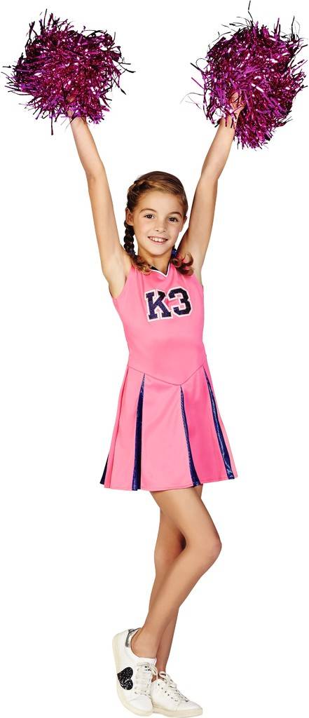 K3 Verkleedjurk Cheerleader k3 kopen in de aanbieding
