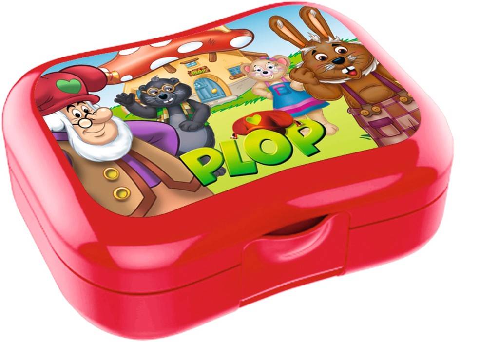 Kabouter Plop En De Peppers Lunchbox Rood kabouter plop kopen in de aanbieding