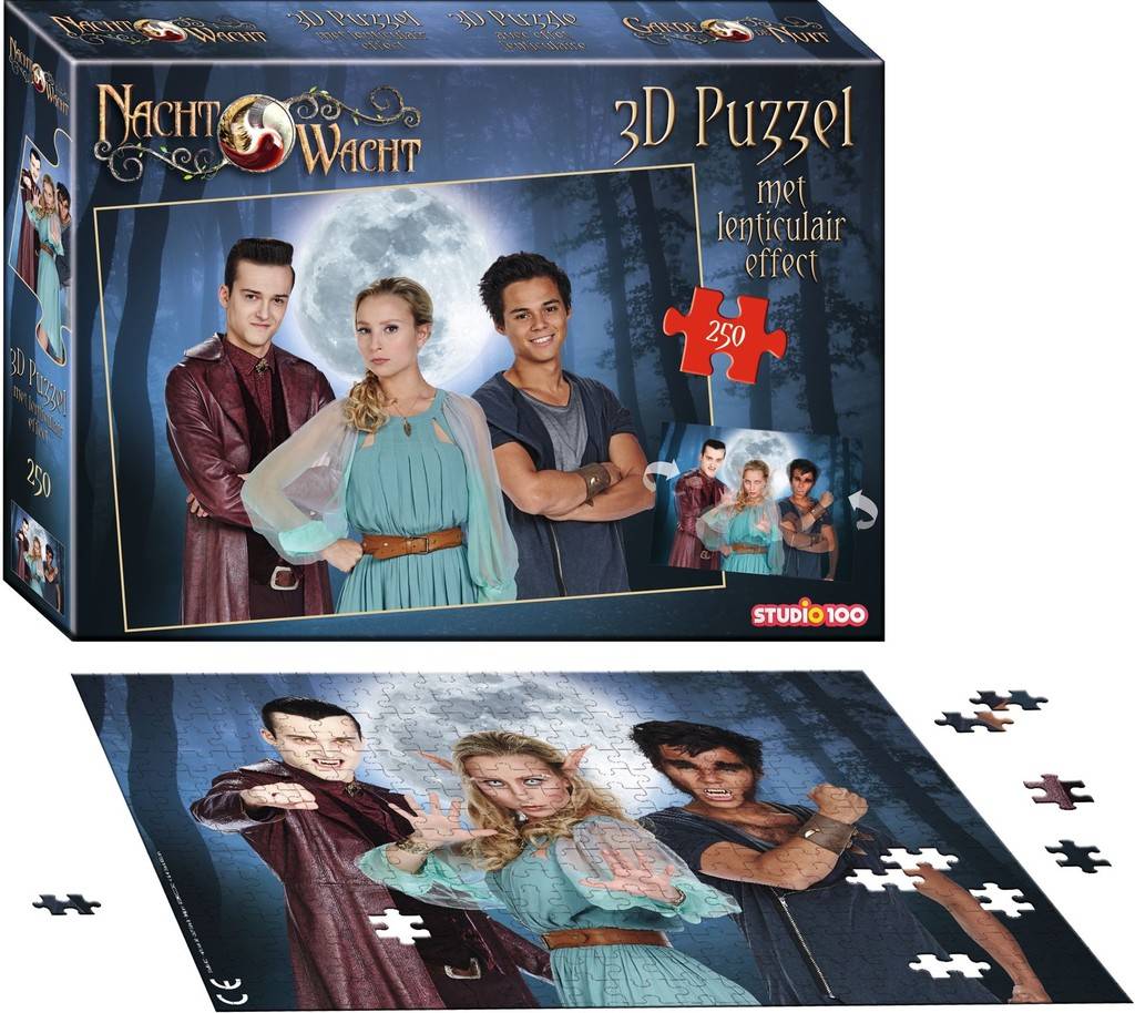 Nachtwacht Puzzel Met 3D Effect 250 Stukjes nachtwacht kopen in de aanbieding