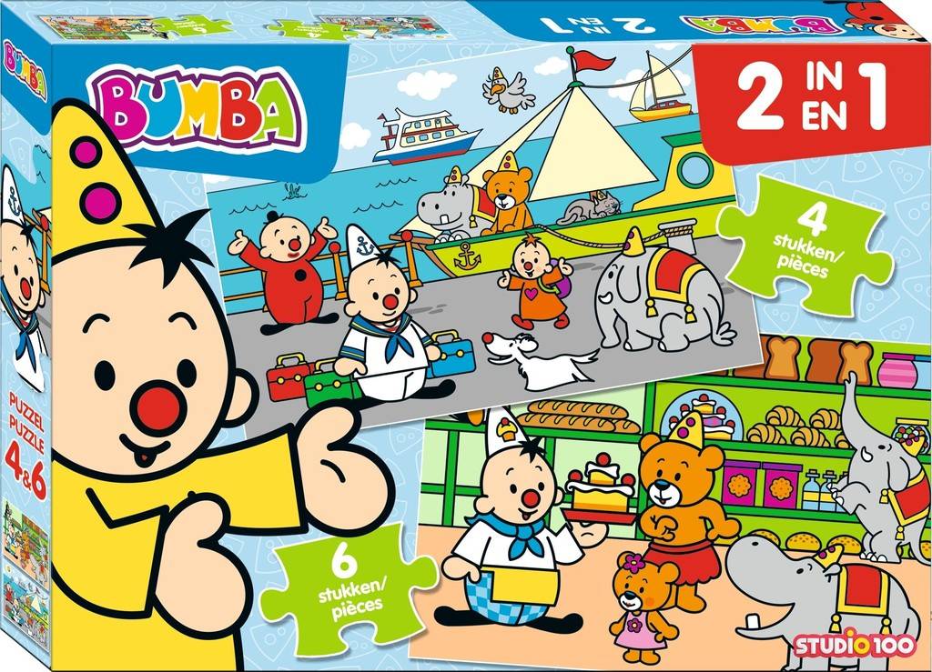 Bumba Puzzel 2 In 1 4 En 6 Stukjes bumba kopen in de aanbieding