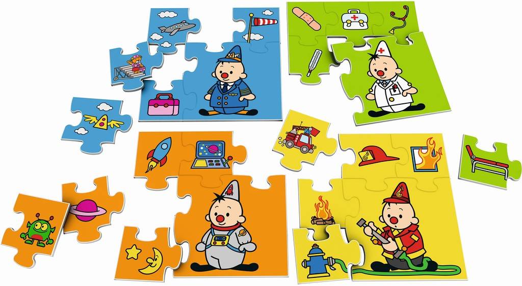 Bumba Puzzel 4 In 1 Beroepen bumba kopen in de aanbieding
