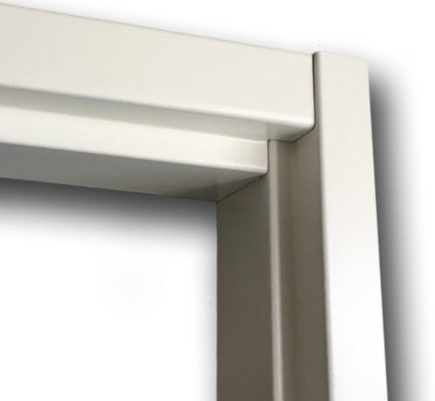 Berkvens® Berdo stalen deurkozijn 100 mm opdek - 2315 mm reinwit (incl. dorpel)