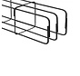 Wapeningskorf prefab open & gesloten kop 10 mm (betonmaat 350 x 400 x 3000mm)