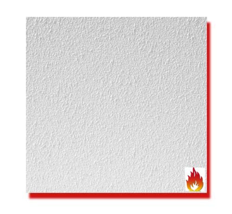 Agnes® plafondplaten brandwerend wit stuc 1200 x 600 x 12 mm (4 stuks)