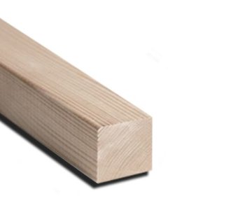 Vurenhout 44 x 45 mm lengte 420cm