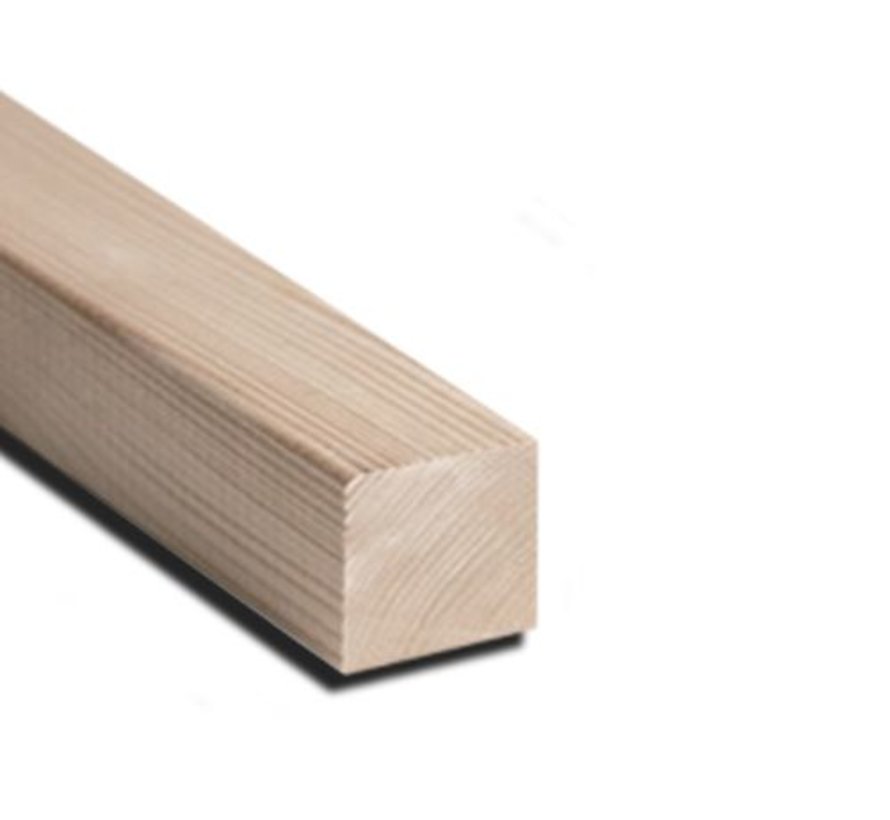 Vurenhout 44 x 45 mm lengte 420cm