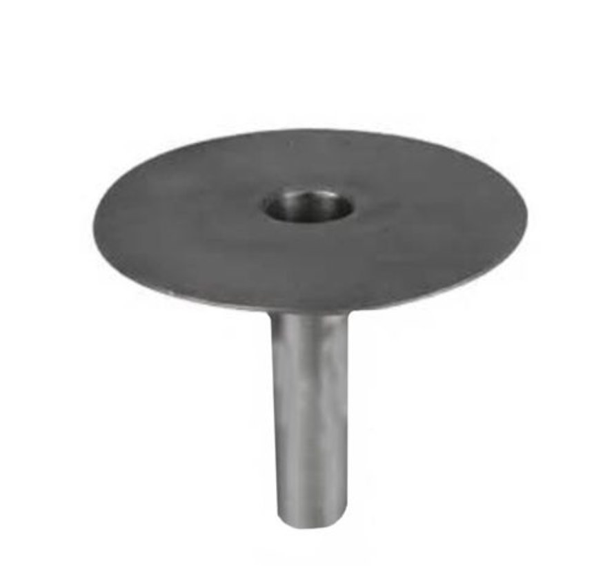HWA onderuitloop lood 70 mm