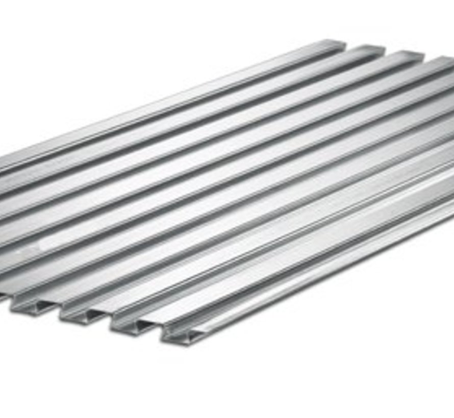 Zwaluwstaartplaat 2200 x 630 mm