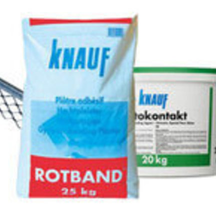 Stucwerk Knauf gips artikelen