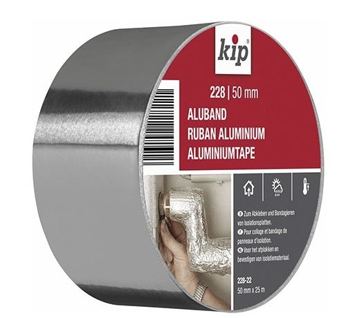 Kip aluminium tape 48 mm - rol 25m¹