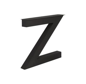 Stalen Z-poten 10x10cm kokerprofiel matzwart per stuk