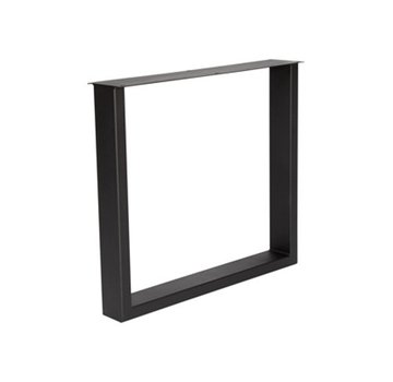 Stalen U-poten elegant  40x100mm matzwart per stuk