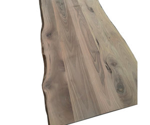 Tegenslag Kelder voorzien Luxe houten Tafelbladen van notenhout uit voorraad | Bouwonline.com -  BouwOnline.com