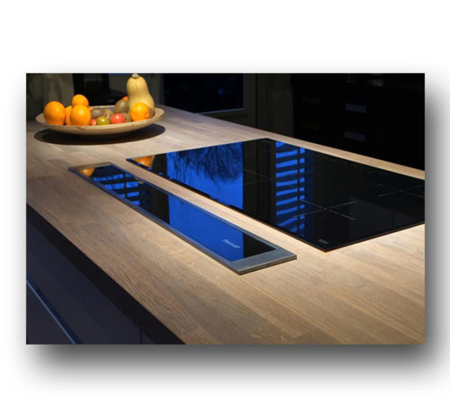 Eiken werkblad kookeiland 38mm - 300x92cm