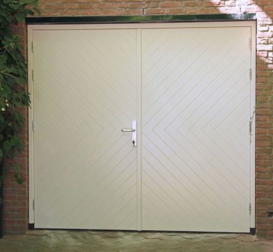 Okoume multiplex deurplaat 40 mm wit-gegrond 215 x 95cm