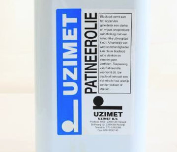 Uzimet patineerolie voor lood (1 liter)