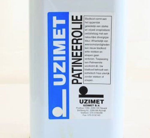 Uzimet patineerolie voor lood (1 liter)