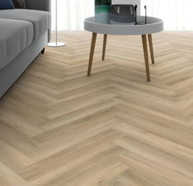 Floorlife Yup Herringbone Beige Visgraat Pvc Vloerentopper Vloerentopper Haarlem