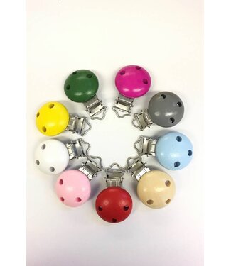 wooden soother clip