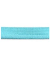 turquoise elastische paspel mat