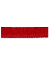 elastic piping red matte