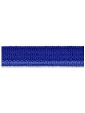 elastic piping cobalt blue matt