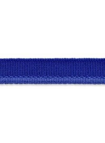 elastic piping cobalt blue matt