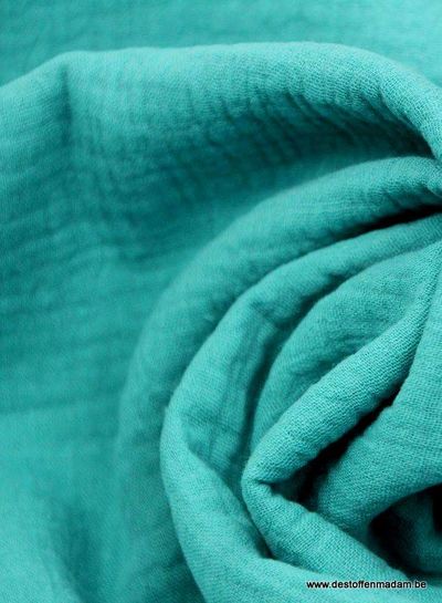 turquoise tetra - double gauze