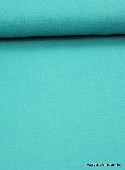 tetra fabric - turquoise blue