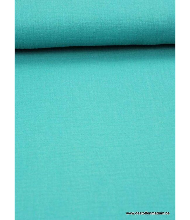 turquoise tetra - double gauze