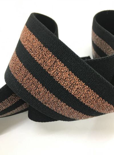 copper and black elastic