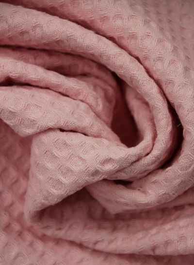 M. pink- waffle cotton