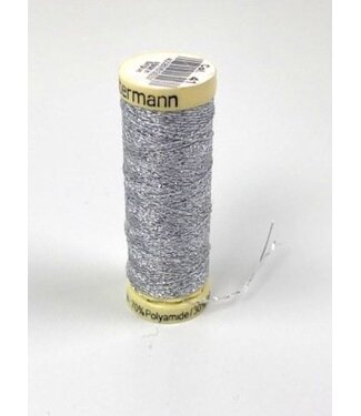 Gutermann glitter silver 50m