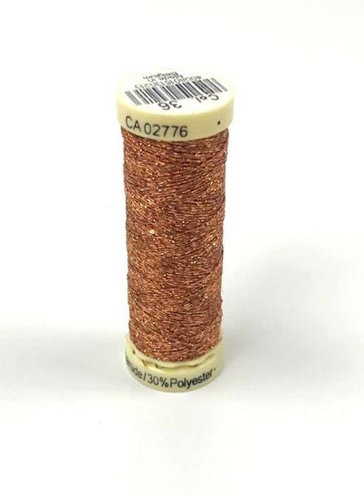 Gutermann met koper glinster 50m - kleur 38