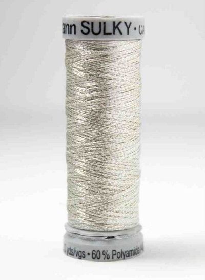 Gutermann metallic silver white - 200m