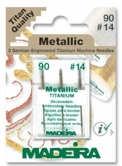 metallic needle
